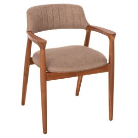 ΠΟΛΥΘΡΟΝΑ JAMES HM18259 TEAK WOOD ΜΕ ΣΑΜΠΑΝΙ ΥΦΑΣΜΑ 57x52x76Υεκ. |  Πολυθρόνες σαλονιού στο espiti