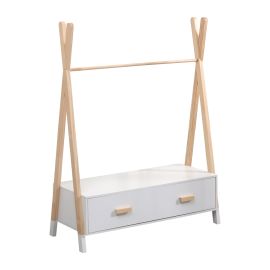 ΚΡΕΜΑΣΤΡΑ ΜΕ ΣΥΡΤΑΡΙΑ ΠΑΙΔΙΚH PASCHAL HM2491.03 ΜΕΛΑΜΙΝΗ-ΞΥΛΟ ΠΕΥΚΟΥ 80x40x130Υεκ |  Παιδικά έπιπλα στο espiti