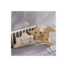 ΣΕΤ BEBE ΜΑΞΙΛΑΡΙΑ ΔΙΑΚΟΣΜΗΤΙΚΑ 3 TEM. BEIGE COTTON Sbhome |  Βρεφικά Διάφορα στο espiti