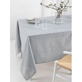 Τραπεζομαντηλο Αλεκιαστο Formal Dinner 175x160 MILLY GREY Palamaiki |  Τραπεζομάντηλα στο espiti
