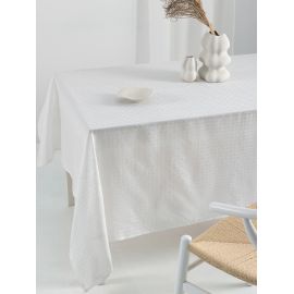 Τραπεζομάντηλο Αλεκιαστο Formal Dinner 175x260 MILLY WHITE Palamaiki |  Τραπεζομάντηλα στο espiti