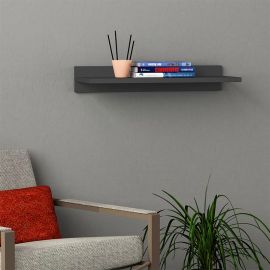 Ραφιέρα τοίχου Simple Megapap χρώμα ανθρακί 60x24x10εκ. |  Ραφιέρες τοίχου στο espiti
