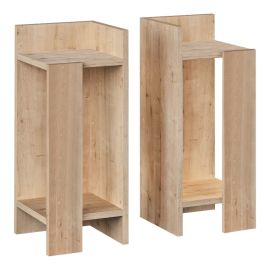 Κομοδίνο Elos Megapap σετ 2 τεμαχίων χρώμα sapphire oak 25x27x60εκ. |  Κομοδίνα στο espiti