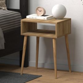 Κομοδίνο Fiona Megapap χρώμα pine oak 45x30x58εκ. |  Κομοδίνα στο espiti