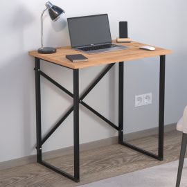 Γραφείο εργασίας Verne Megapap χρώμα pine oak 75x52x73,8εκ. |  Γραφεία στο espiti