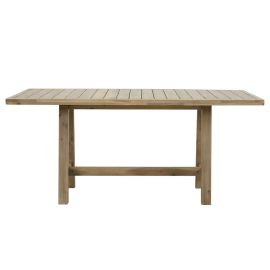 Τραπέζι Malibu pakoworld μασίφ ξύλο ακακίας 170x90x75.5εκ |  Τραπέζια κήπου στο espiti