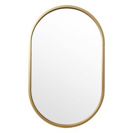 Καθρέπτης Ellipse pakoworld χρυσό 50x2x80εκ |  Καθρέπτες στο espiti
