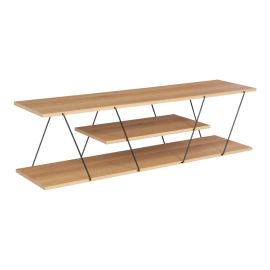 Έπιπλο τηλεόρασης Tars pakoworld sonoma-μαύρο 120x30x33εκ |  Έπιπλα τηλεόρασης στο espiti