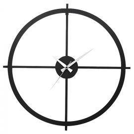 ΡΟΛΟΙ ΤΟΙΧΟΥ ΜΕΤΑΛΛΙΚΟ ΜΑΥΡΟ HM7450 Φ50 εκ. |  Ρολόγια στο espiti