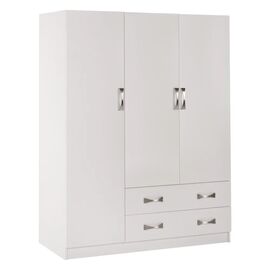 ΝΤΟΥΛΑΠΑ 3ΦΥΛΛΗ CARLY HM384.05 ΜΕ ΔΥΟ ΣΥΡΤΑΡΙΑ ΛΕΥΚΗ 150X55Χ180Υεκ. |  Ντουλάπες ρούχων στο espiti