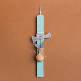Beauty Home ΛΑΜΠΑΔΑ ΒΕΡΑΜΑΝ 33cm ΞΥΛΙΝΟΣ ΛΑΓΟΣ ΜΠΑΛΑ ΣΕ ΣΥΣΚΕΥΑΣΙΑ ΔΩΡΟΥ       |  Διακοσμητκά στο espiti