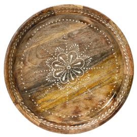 Beauty Home Δίσκος Ξύλο μάνγκο 20 x 5 cm       |  Διακοσμητκά στο espiti