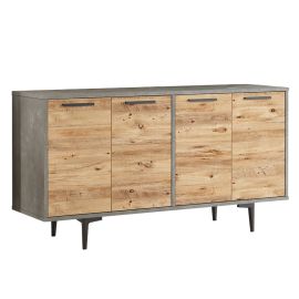Μπουφές Jethro pakoworld sonoma-cement 138x40x73εκ |  Μπουφέδες στο espiti