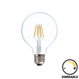 Λαμπτήρας LED G80 Bulb pakoworld dimmable 8W E27 clear |  Φωτιστικά  στο espiti