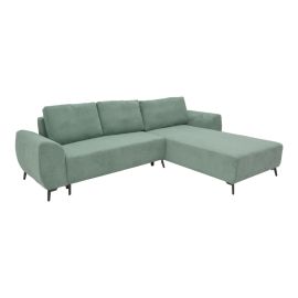 Kαναπές κρεβάτι τριθέσιος αναστρέψιμος Settee pakoworld ύφασμα με αποθηκευτικό χώρο σε μέντα απόχρωση 286x204x93εκ |  HOT DEALS στο espiti
