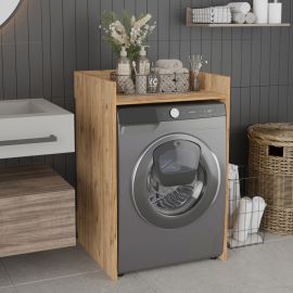 Έπιπλο πλυντηρίου Cuci pakoworld σε oak απόχρωση 60x62x99εκ |  Σετ Μπάνιου στο espiti