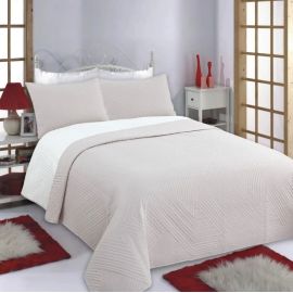 ΚΟΥΒΕΡΛΙ σετ (240cm x 260cm + 2 x 50cm x 70cm) LINES μπέζ/ivory 5206978073762 SilkFashion |  Κουβερλί Υπέρδιπλα στο espiti