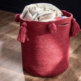 Καλάθι 33x35cm GOFIS HOME  Nirya Red 260/ |  Καλαθια-Κουτιά στο espiti