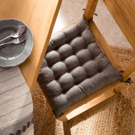 Μαξιλαράκι καρέκλας 40x40cm GOFIS HOMEHygg Γκρί 213 |  Μαξιλάρια Καρέκλας στο espiti