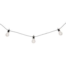 Διακοσμητική γιρλάντα με 10 led φωτάκια Karivan pakoworld σε μαύρη απόχρωση 490x12x6εκ |  Φωτισμος στο espiti