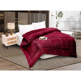 Κουβερτοπάπλωμα solid (160cm x 220cm) burgundy 5206978075803 SilkFashion |  Κουβερτοπαπλώματα  στο espiti