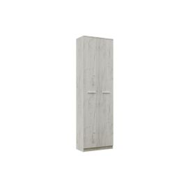Ντουλάπα Reno με Ράφια Λευκή 60x32x200cm AlphaB2B |  Ντουλάπες ρούχων στο espiti