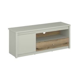 Έπιπλο TV Karin Cashmere-Evoke Oak 126x36.5x50cm AlphaB2B |  Έπιπλα τηλεόρασης στο espiti