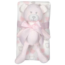 GREENWICH POLO CLUB ΚΟΥΒΕΡΤΑ ΠΙΚΕ 75X100 ΒΑΒΥ ESSENTIAL 8855 PINK, WHITE |  Βρεφικές Κουβέρτες στο espiti