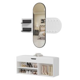 ΣΕΤ ΕΙΣΟΔΟΥ 2ΤΜΧ CHERYL HM21276.01 ΜΕΛΑΜΙΝΗ ΣΕ ΛΕΥΚΟ--ΟΨΗ ΜΑΥΡΟ ΜΑΡΜΑΡΟ |  Βιτρίνες - Έπιπλα εισόδου στο espiti