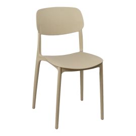 Καρέκλα Berdian pakoworld στοιβαζόμενη pp σε cappuccino απόχρωση 38x49x79εκ |  Καρέκλες στο espiti