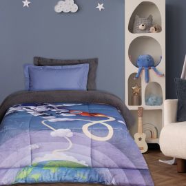 DAS KIDS ΚΟΥΒΕΡΤΟΠΑΠΛΩΜΑ 160Χ220 4975 BLUE, GREY |  Παπλώματα Παιδικά στο espiti