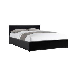 Κρεβάτι Dellia pakoworld με αποθηκευτικό χώρο pu μαύρο 120x200εκ |  Κρεβάτια στο espiti
