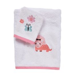 DAS BABY ΣΕΤ ΠΕΤΣΕΤΕΣ 2 ΤΕΜΑΧΙΩΝ ΚΕΝΤΗΤΕΣ FUN 4936 PINK, WHITE |  Βρεφικές πετσέτες στο espiti