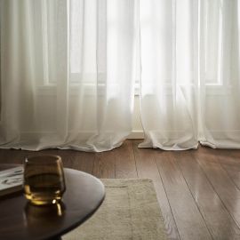 Κουρτίνα με τρουκς 200x280cm GOFIS HOME  Maisy White 507/05 |  Ετοιμες μονοχρωμες κουρτίνες στο espiti