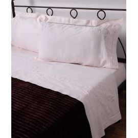 ΧΕΙΡΟΠΟΙΗΤΟ ΚΟΦΤΟ ΣΕΝΤΟΝΙ 800 ΤΕΣΣΑΡΩΝ ΤΕΜΑΧΙΩΝ (225CM X 270CM) ΡΟΖ 6978000002698 SilkFashion |  Νυφικά Σεντόνια στο espiti