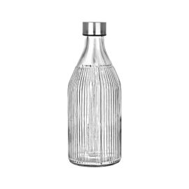 HOMELY ΜΠΟΥΚΑΛΙ ΓΥΑΛΙΝΟ 1000ml ΜΕ ΑΝΟΞΕΙΔΩΤΟ ΚΑΠΑΚΙ - 01-36676 Estia |  Είδη Σερβιρίσματος στο espiti