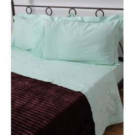 ΧΕΙΡΟΠΟΙΗΤΟ ΚΟΦΤΟ ΣΕΝΤΟΝΙ 800 ΤΕΣΣΑΡΩΝ ΤΕΜΑΧΙΩΝ (225CM X 270CM) ΠΡΑΣΙΝΟ 6978000002700 SilkFashion |  Νυφικά Σεντόνια στο espiti