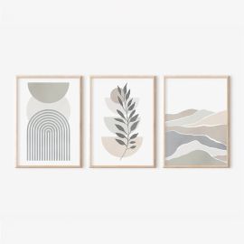 Πίνακας Werda pakoworld τρίπτυχος με ψηφιακή εκτύπωση και πλαίσιο 33x1.5x48εκ |  Πίνακες στο espiti