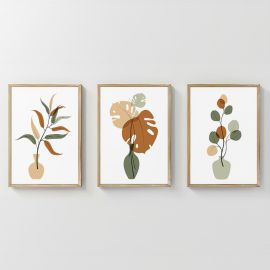 Πίνακας Aural pakoworld τρίπτυχος με ψηφιακή εκτύπωση και πλαίσιο 33x1.5x48εκ |  Πίνακες στο espiti