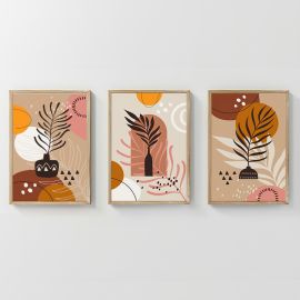 Πίνακας Nyxen pakoworld τρίπτυχος με ψηφιακή εκτύπωση και πλαίσιο 33x1.5x48εκ |  Πίνακες στο espiti