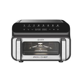 ESTIA ΦΡΙΤΕΖΑ ΑΕΡΟΣ - ΦΟΥΡΝΑΚΙ & GRILL IRON CHEF 2000W 10lt ΜΕ 8 ΠΡΟΡΥΘΜΙΣΜΕΝΑ ΠΡΟΓΡΑΜΜΑΤΑ - 06-26646 Estia |  Ηλεκτρικές Συσκευές στο espiti