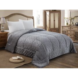 ΚΟΥΒΕΡΤΟΠΑΠΛΩΜΑ ΜΟΝΟ 160X240 ADAM HOME (822) GREY |  Κουβερτοπαπλώματα  στο espiti