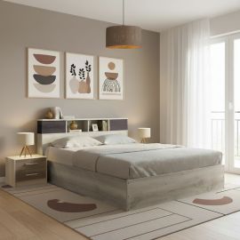 Σετ Κρεβατοκάμαρας Olympus Castillo Toro με Κρεβάτι 160x200εκ Σετ 3τεμ |  Κρεβάτια στο espiti