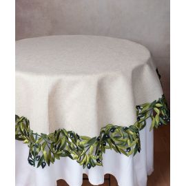 Ροτόντα 2353 (170cm) μαύρη ελιά 5206978032462 SilkFashion |  Τραπεζομάντηλα στο espiti