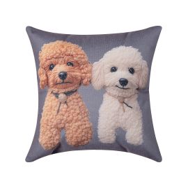 ΣΤΑΜΠΩΤΗ ΜΑΞΙΛΑΡΟΘΗΚΗ (45cm x 45cm) ks605 5206978123146 SilkFashion |  Μαξιλάρια διακοσμητικά στο espiti