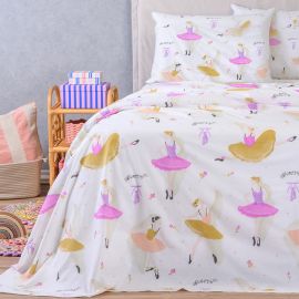 ΣΕΤ ΠΑΠΛΩΜΑΤΟΘΗΚΗ (2 ΤΕΜ.) ΜΟΝΗ DANCER KIDS LINE (165X245) ΠΑΠΛΩΜΑΤΟΘΗΚΗ ΜΟΝΗ 165Χ245cm + 50X70 MELINEN |  Παπλωματοθήκες Παιδικές στο espiti