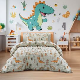 Beauty Home Σετ πάπλωμα μονό Candy Art 6326 160x230 Λαδί       |  Παπλώματα Παιδικά στο espiti