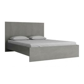 Κρεβάτι Troy Megapap χρώμα γκρι σκυροδέματος 150x200εκ. |  Κρεβάτια στο espiti