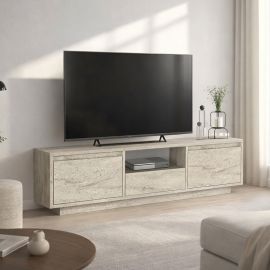Έπιπλο τηλεόρασης Lumbera Megapap χρώμα travertine 160x29,5x42εκ. |  Έπιπλα τηλεόρασης στο espiti