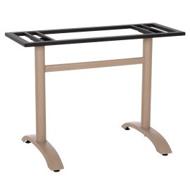 ΒΑΣΗ ΤΡΑΠΕΖΙΟΥ ΑΛΟΥΜΙΝΙΟΥ ΔΙΣΤΗΛΗ HM461.25 CAPPUCINO ΜΕ ΡΕΓΟΥΛΑΤΟΡΟΥΣ 100Χ60Χ73Υεκ. |  Τραπέζια κήπου στο espiti